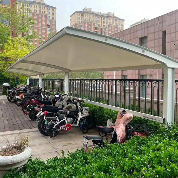 故城县膜结构电动车棚